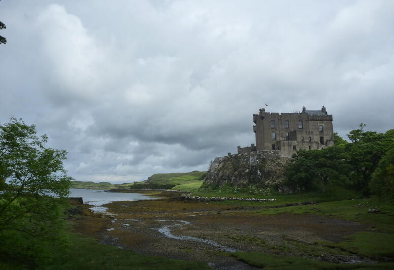 Dunvegan Castle in Schottland