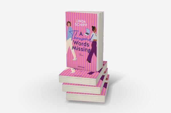 Bücherstapel des Buches „A Thousand Words Missing“