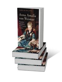 Bücherstapel des Buches „Anna Amalia von Weimar“
