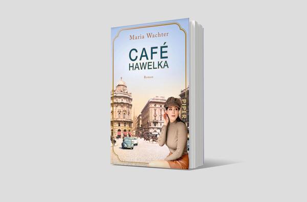 Außenansicht des Buches „Café Hawelka“