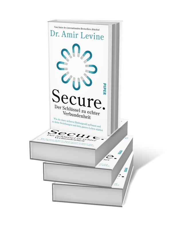 Bücherstapel des Buches „Secure. Der Schlüssel zu echter Verbundenheit“