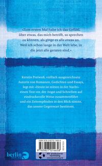 Rückansicht des Buches „Heute ist mitten in der Nacht“