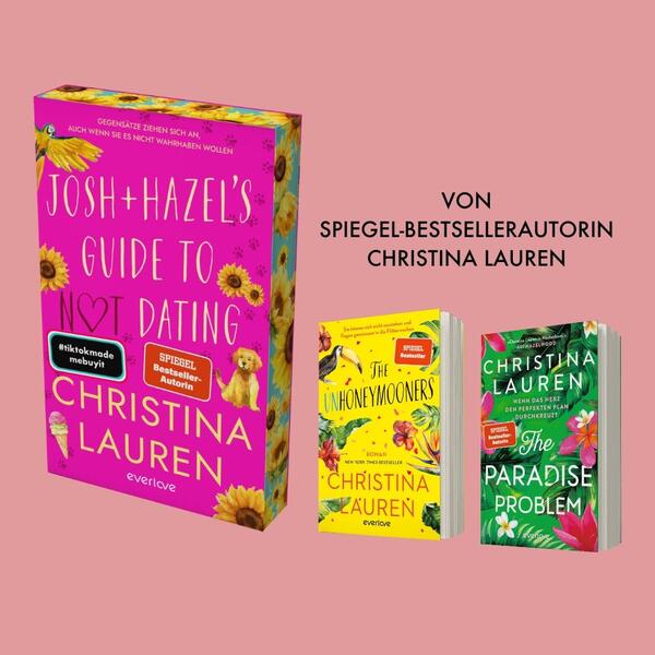 Außenansicht des Buches „Josh and Hazel's Guide to Not Dating“