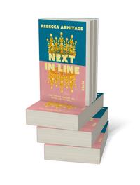 Bücherstapel des Buches „Next in Line“
