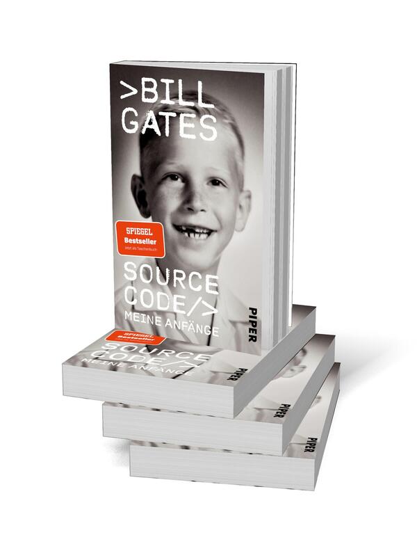 Bücherstapel des Buches „Source Code“