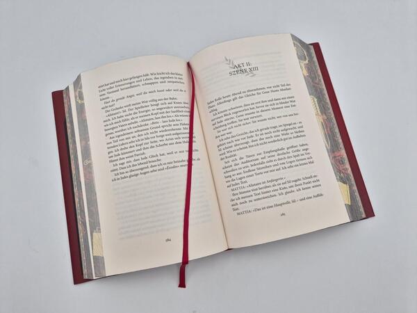 Außenansicht des Buches „A Stage set for Villains (Deluxe-Ausgabe)“