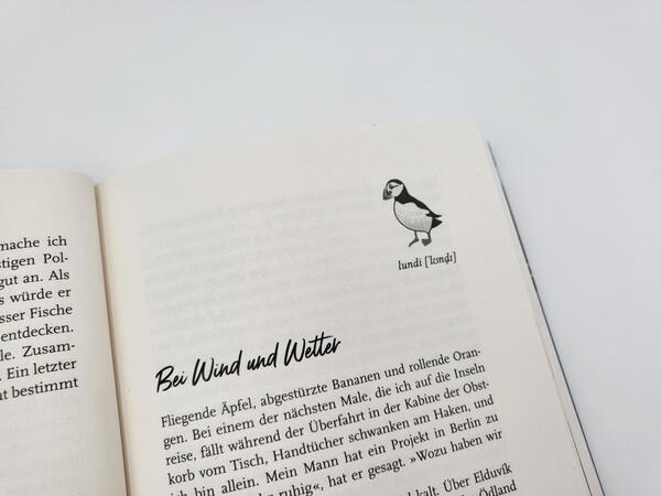 Innenansicht des Buches „Meine wilden Inseln“