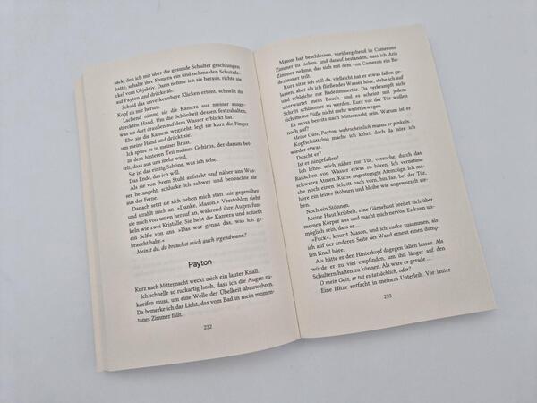 Außenansicht des Buches „Promise me not“
