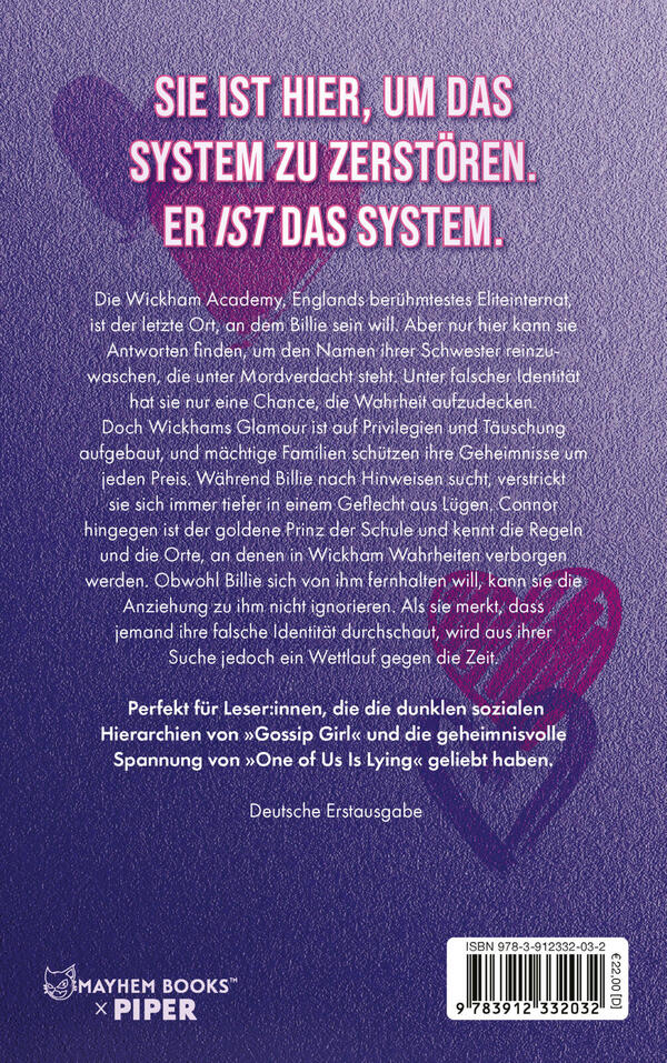 Rückansicht des Buches „A thousand perfect Lies“