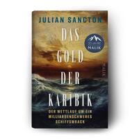 Außenansicht des Buches „Das Gold der Karibik“