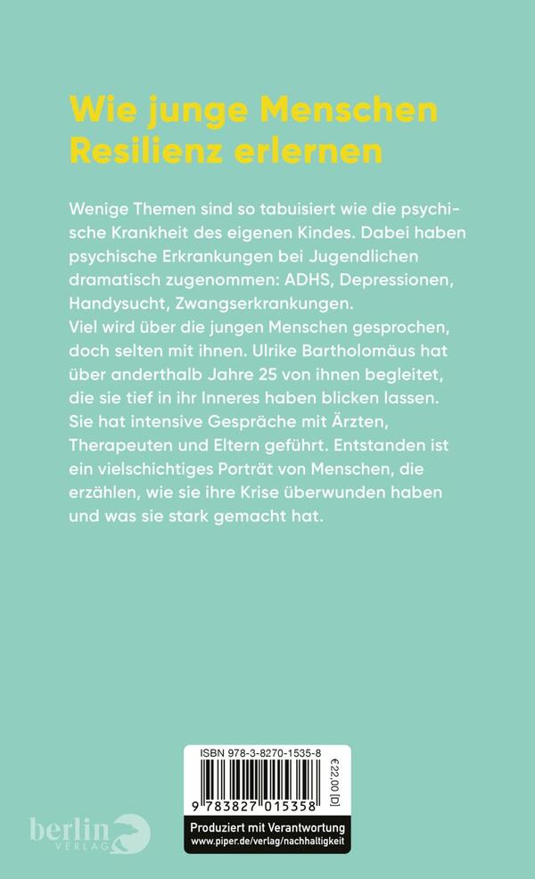 Rückansicht des Buches „Zwischen TikTok und Therapie“