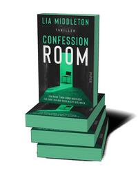 Außenansicht des Buches „Confession Room“