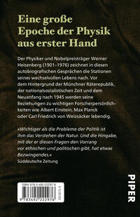 Rückansicht des Buches „Der Teil und das Ganze“