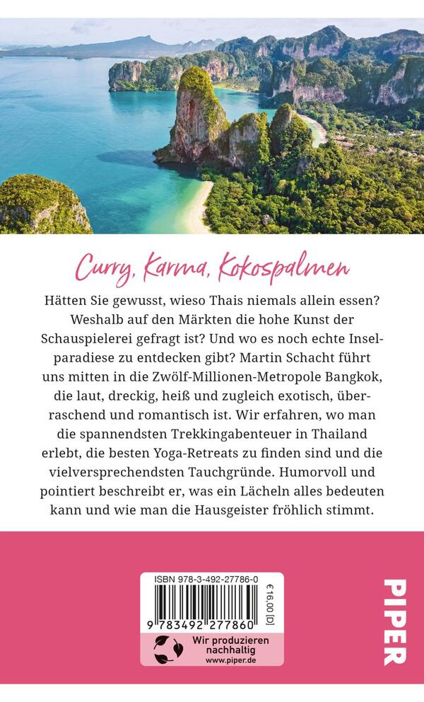 Rückansicht des Buches „Gebrauchsanweisung für Thailand“ 