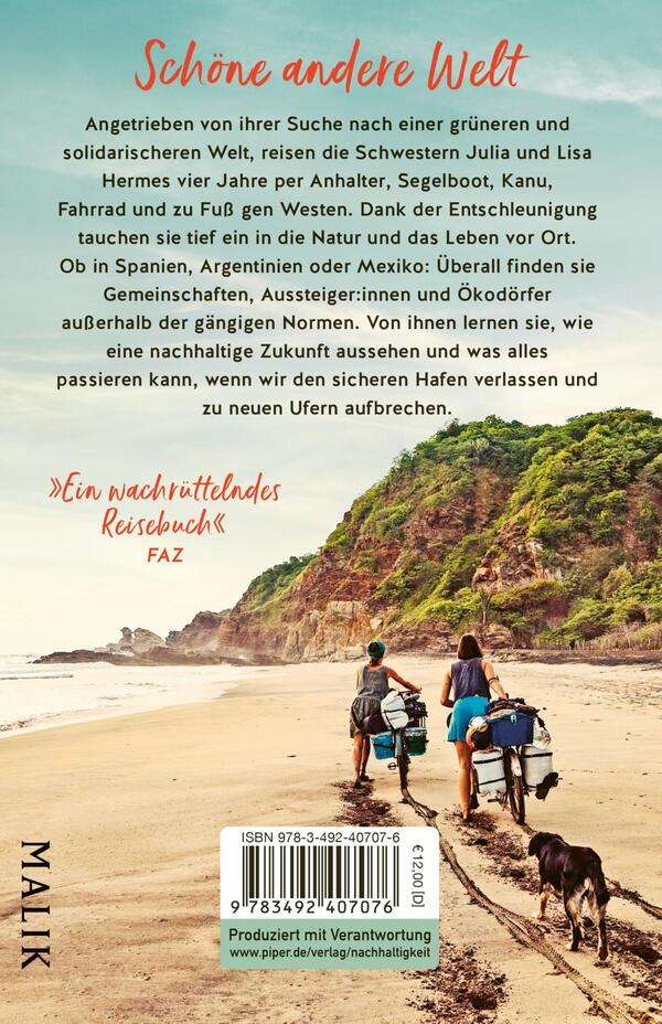 Rückansicht des Buches „Out there“