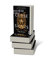 Bücherstapel des Buches „The Curse of Saints“