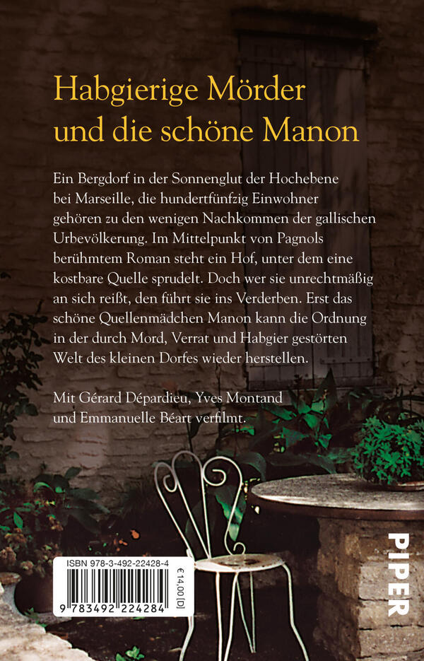 Rückansicht des Buches „Die Wasser der Hügel“