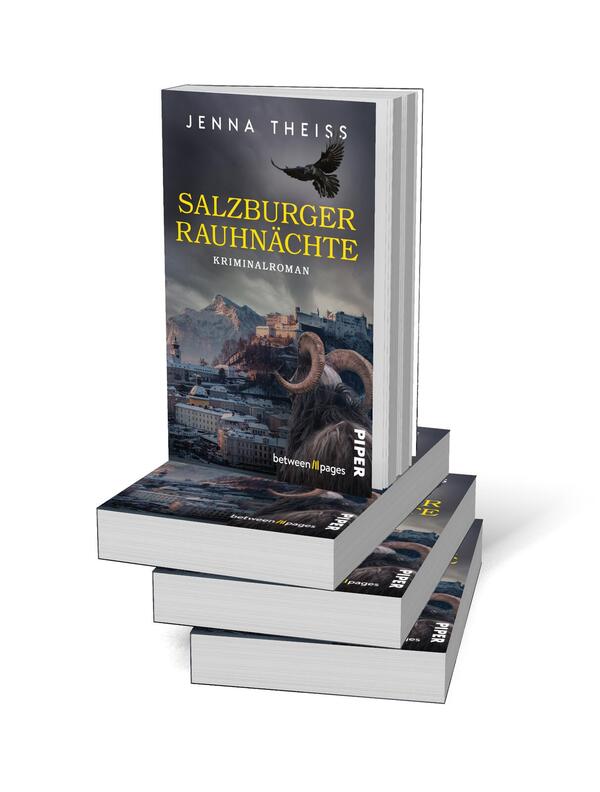 Bücherstapel des Buches „Salzburger Rauhnächte“