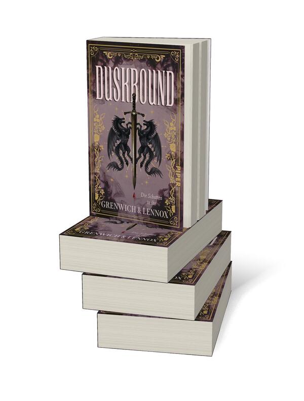 Bücherstapel des Buches „Duskbound“