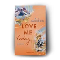 Außenansicht des Buches „Love me today“