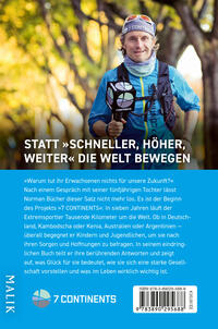 Rückansicht des Buches „Run for Voices – Mein Lauf um die Welt“
