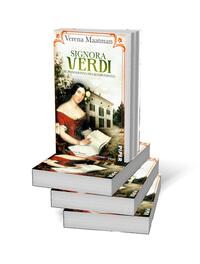 Bücherstapel des Buches „Signora Verdi. Die Primadonna des Komponisten“