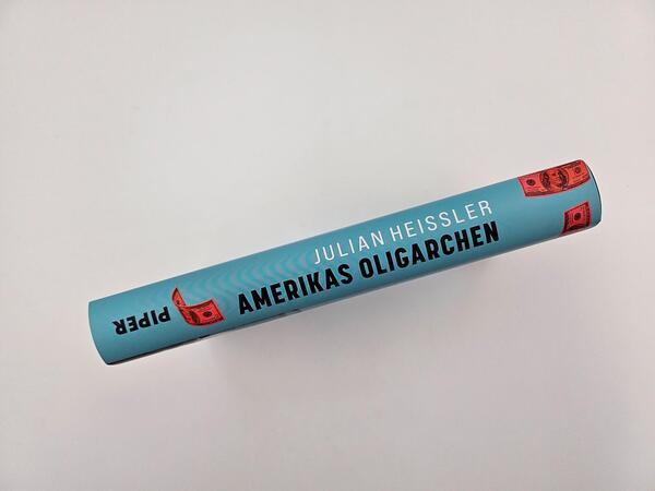 Außenansicht des Buches „Amerikas Oligarchen“