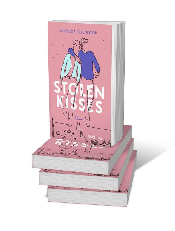 Bücherstapel des Buches „Stolen Kisses“