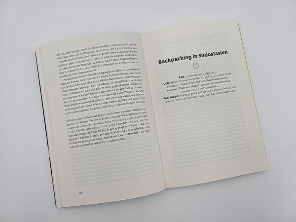 Außenansicht des Buches „Die Reise unseres Lebens“