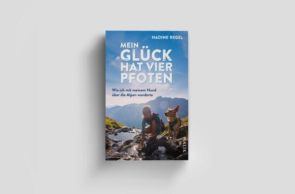 Außenansicht des Buches „Mein Glück hat vier Pfoten“