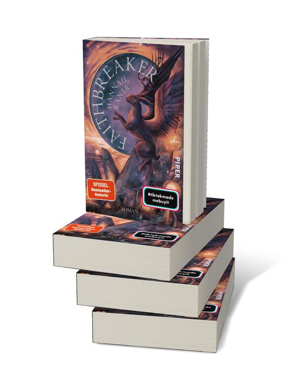 Bücherstapel des Buches „Faithbreaker“