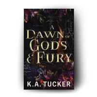 Außenansicht des Buches „A Dawn of Gods & Fury“