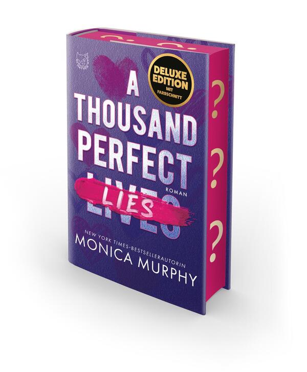 Außenansicht des Buches „A thousand perfect Lies“