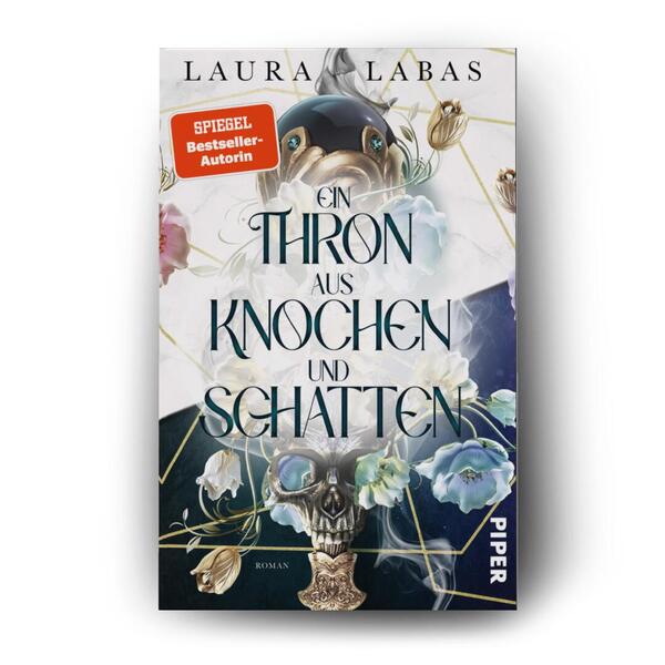 Außenansicht des Buches „Ein Thron aus Knochen und Schatten“