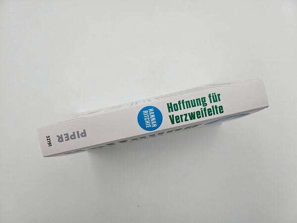 Außenansicht des Buches „Hoffnung für Verzweifelte“