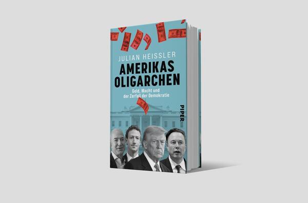 Außenansicht des Buches „Amerikas Oligarchen“