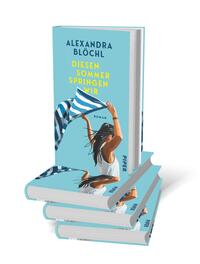 Bücherstapel des Buches „Diesen Sommer springen wir“