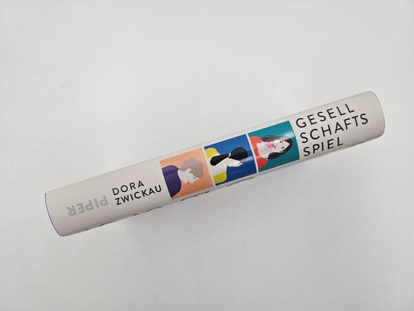 Außenansicht des Buches „Gesellschaftsspiel“