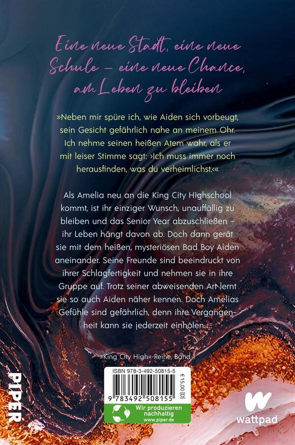 Rückansicht des Buches „She’s with me“ 