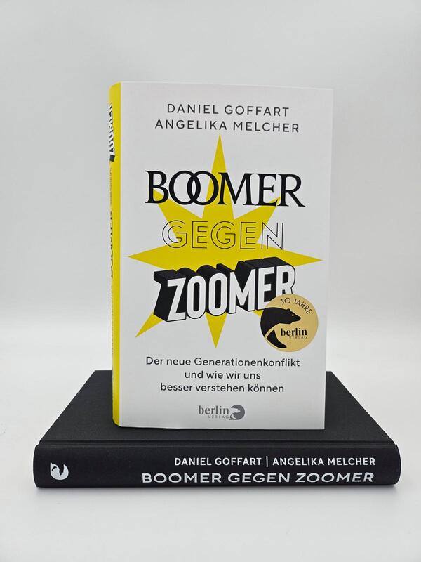 Außenansicht des Buches „Boomer gegen Zoomer“