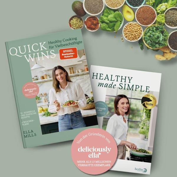 Außenansicht des Buches „Deliciously Ella – QUICK WINS   “