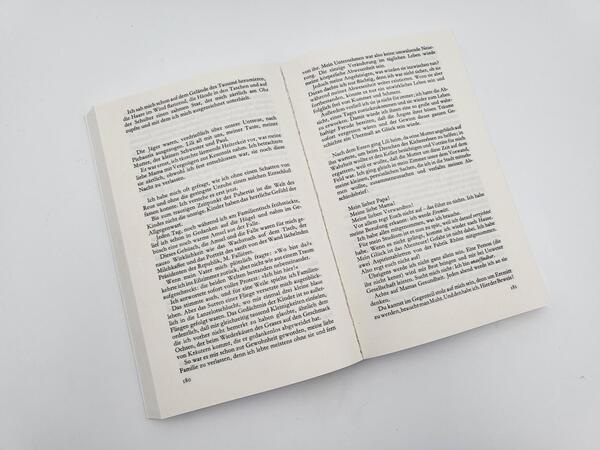 Innenansicht des Buches „Eine Kindheit in der Provence“