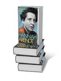 Bücherstapel des Buches „Hannah Arendt“