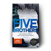 Außenansicht des Buches „Five Brothers – Wen würdest du lieben, wenn du keine Angst hättest?“