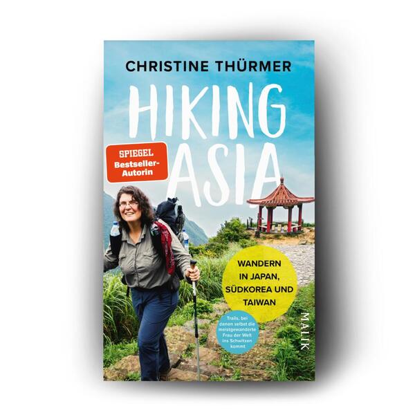 Außenansicht des Buches „Hiking Asia“