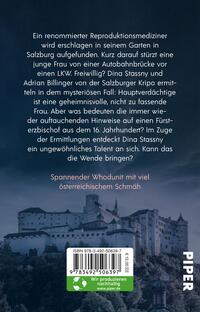 Rückansicht des Buches „Salzburger Abgründe“