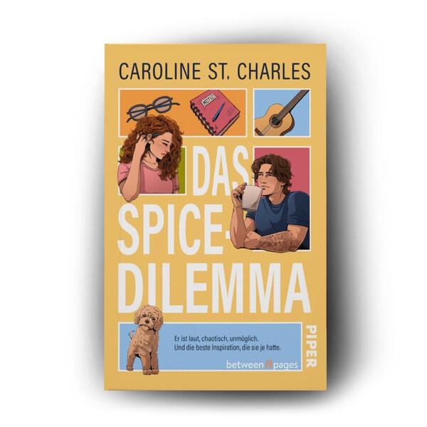 Außenansicht des Buches „Das Spice-Dilemma – Er ist laut, chaotisch, unmöglich. Und die beste Inspiration, die sie je hatte.“