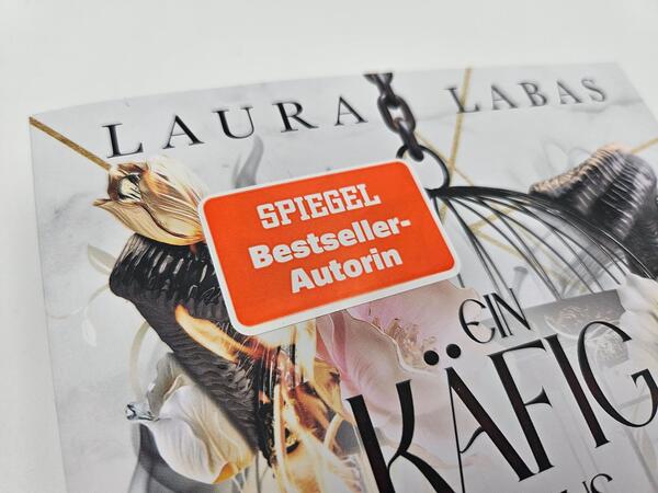 Außenansicht des Buches „Ein Käfig aus Rache und Blut“