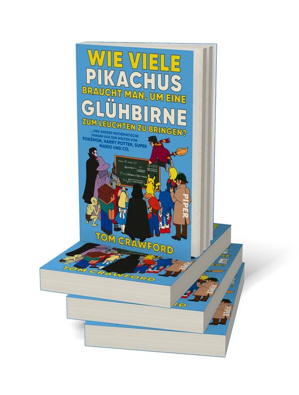 Bücherstapel des Buches „Wie viele Pikachus braucht man, um eine Glühbirne zum Leuchten zu bringen?“