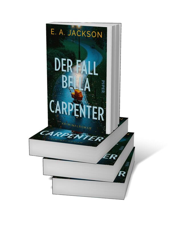 Bücherstapel des Buches „Der Fall Bella Carpenter“
